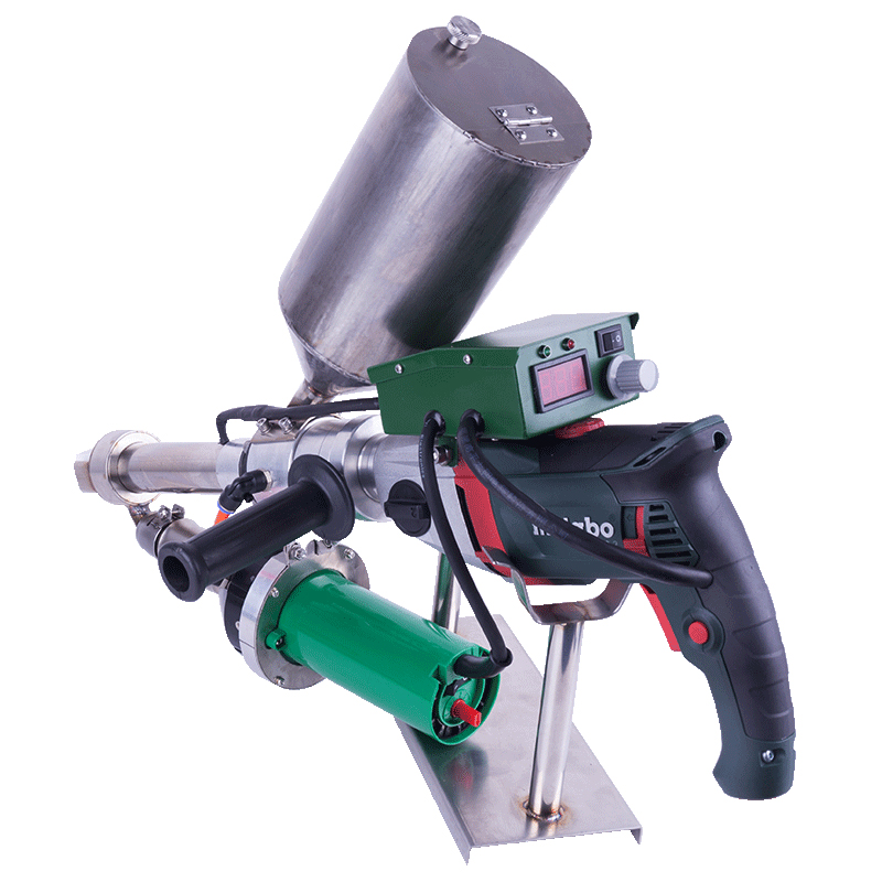 Extrusionsschweißpistole Für Kunststoff | PP HDPE LDPE | 230V Mit Heißluftgebläse